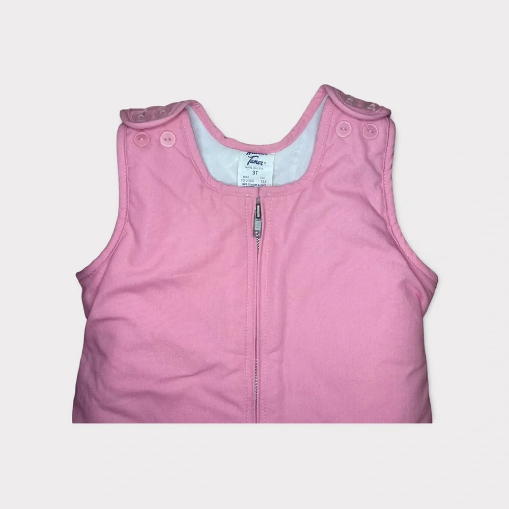 Weather Tamer Vintage Bubble Gum Pink Snowsuit